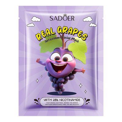 Sadoer Real Grapes Sheet Mask With 28% Nicotinamide_img_0