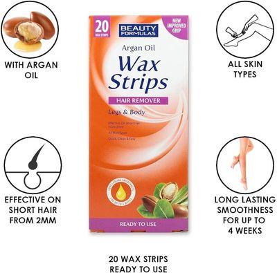 Beauty Formulas Wax Strips Legs & Body Argan Oil_img_0