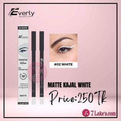 Everly Matte Kajal - White_img_0