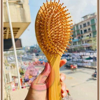 Wooden Hair Brush Round_img_0