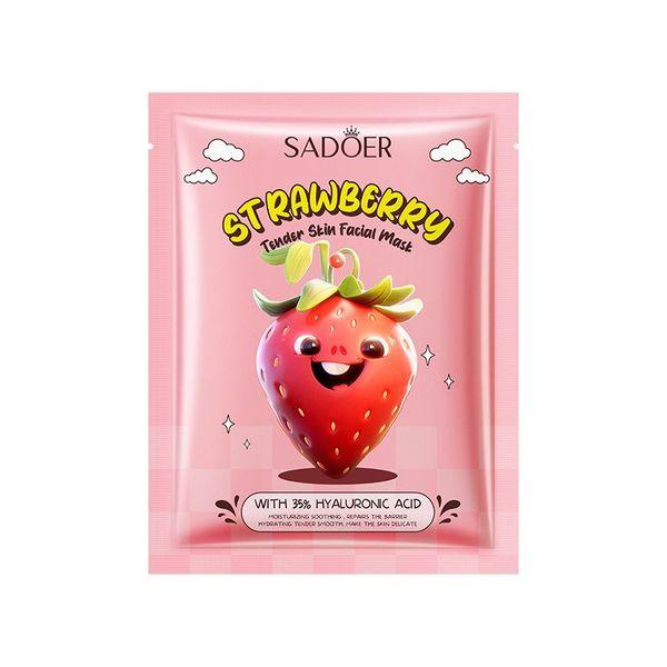 Sadoer Strawberry Sheet Mask With 35% Hyaluronic Acid