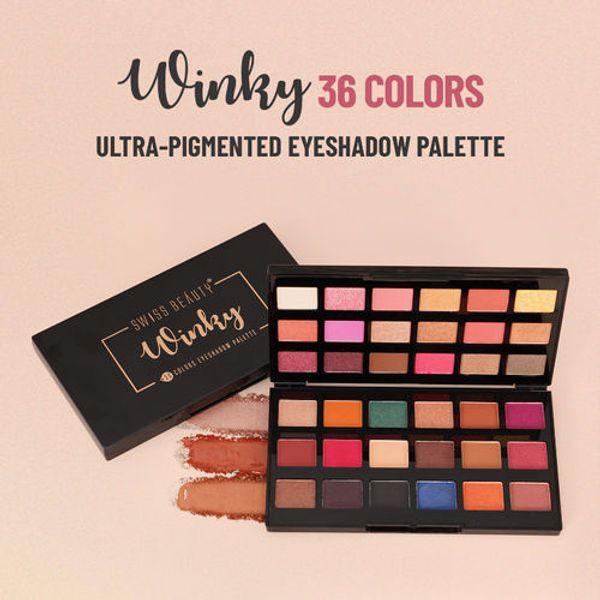 Swiss Beauty Winky 36color Eyeshadow Shade No 01