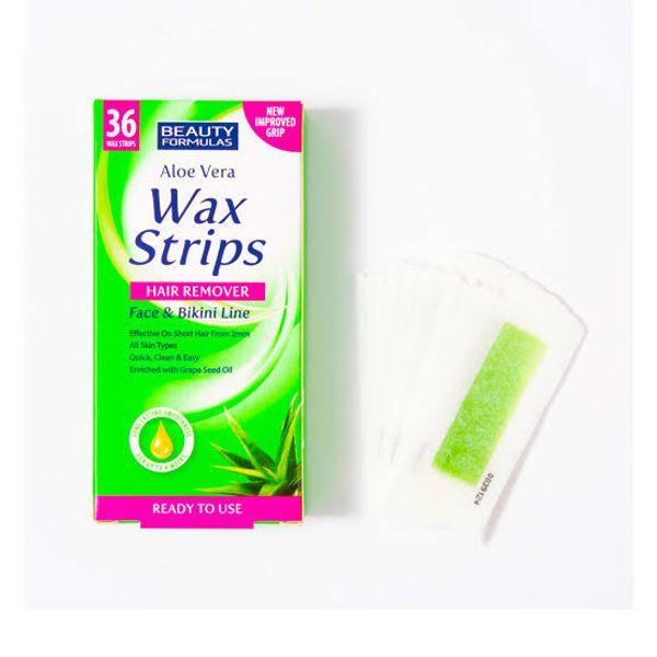 Beauty Formulas Wax Strips Aloevera
