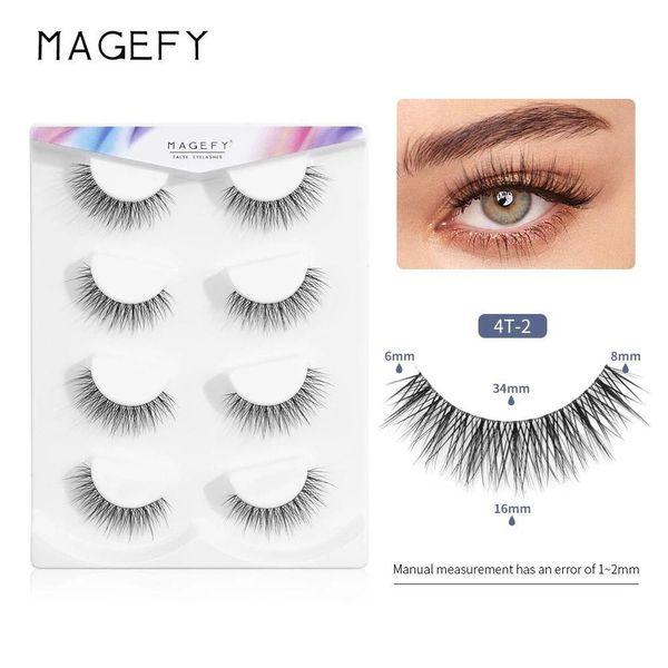 Magefy 4 pair eyelash - 4T-2