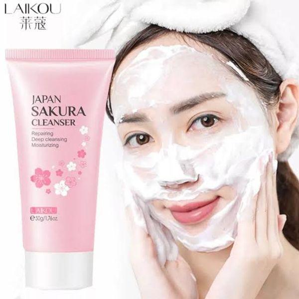 Laikou Sakura Cleanser Facewash