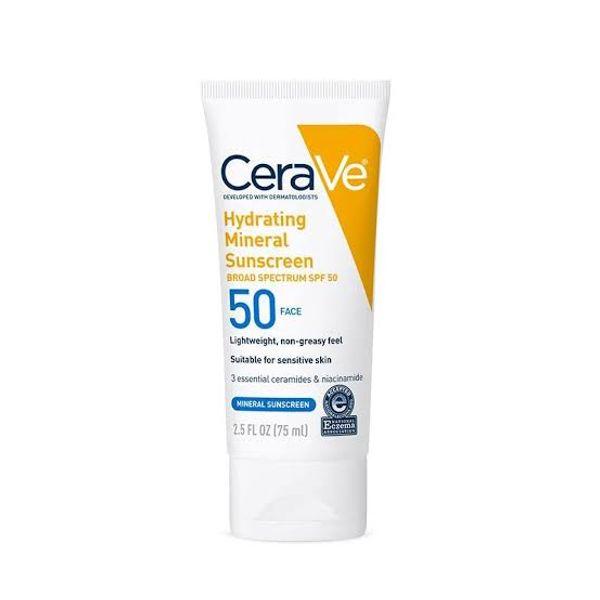 Cerave Hydrating Mineral Sunscreen