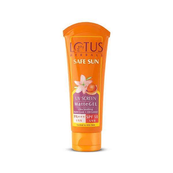 Lotus UV Screen Matte Gel Sunscreen 100g