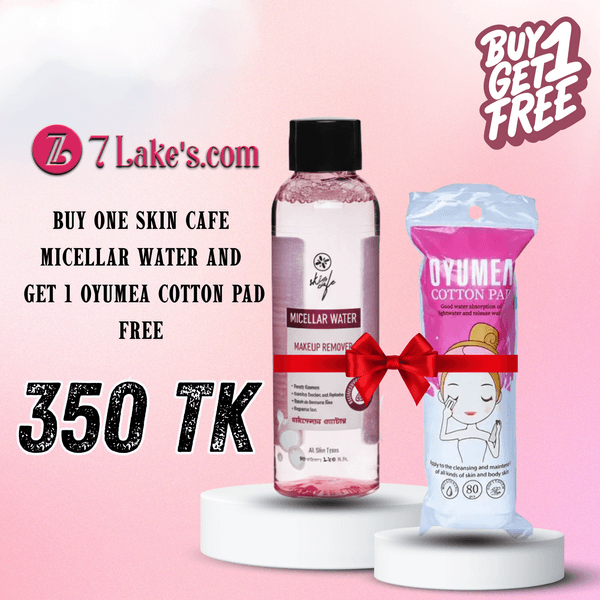 Buy Skin Cafe Micellar Water and Get Oyumea Cotton