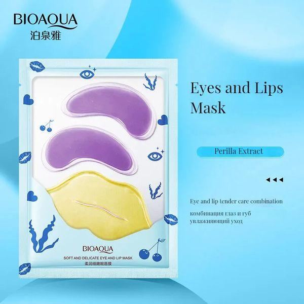 Bioaqua Eye & Lip Mask (Blue) - Perilla Extract