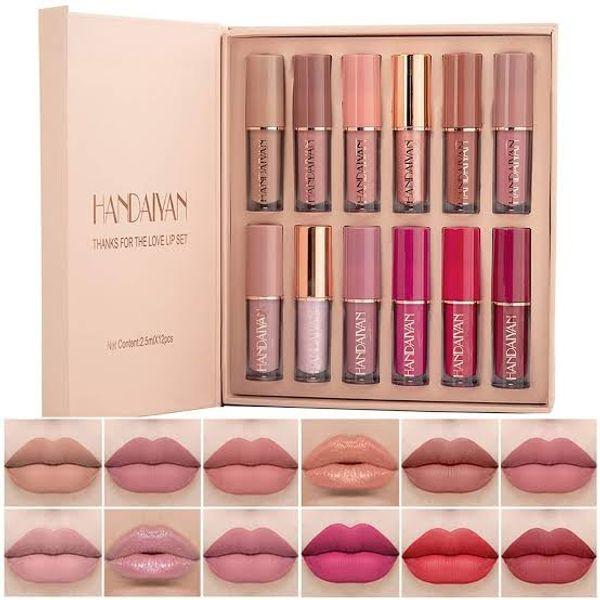 Handaiyan 12 color Lipstick set