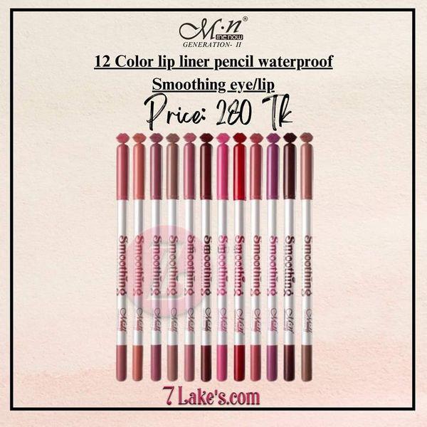 Mn Smoothing Lipliner set 12ps
