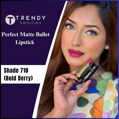 Trendy Beauties Bullet Lipstick - 710 (Bold Berry)_img_0