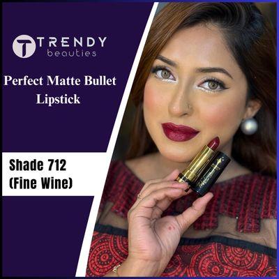 Trendy Beauties Bullet Lipstick - 712 (Fine Wine)_img_0