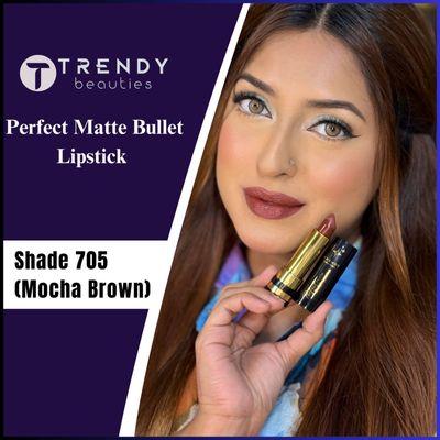 Trendy Beauties Bullet Lipstick - 705 (Mocha Brown)_img_0